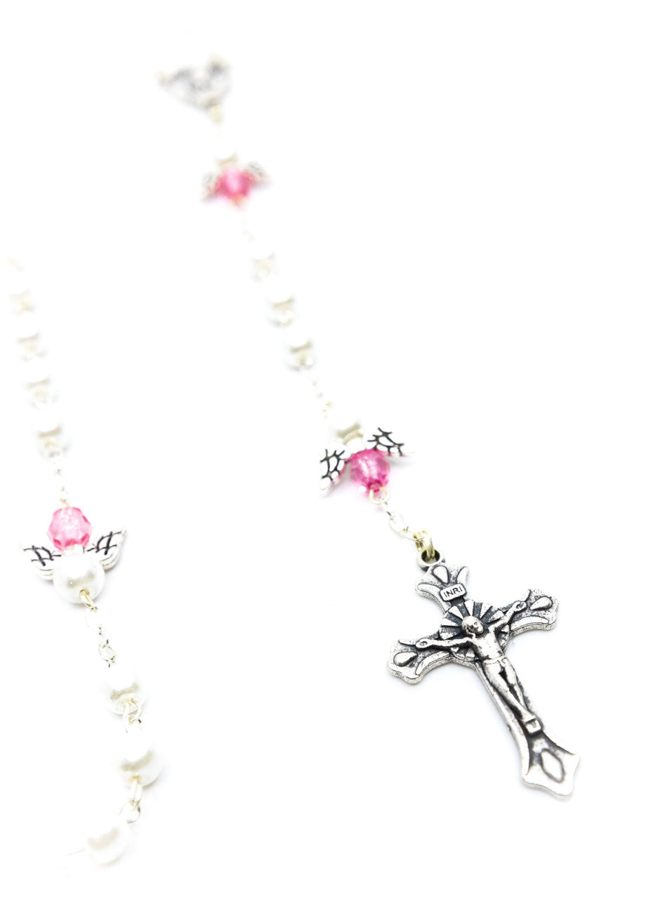 Rosenkranz Engel rosa