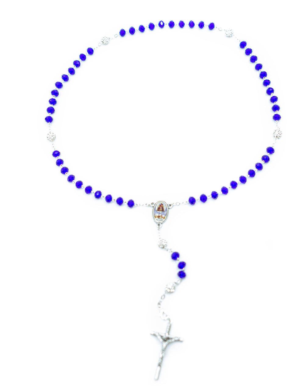 Rosenkranz Maria Einsiedeln dunkelblau