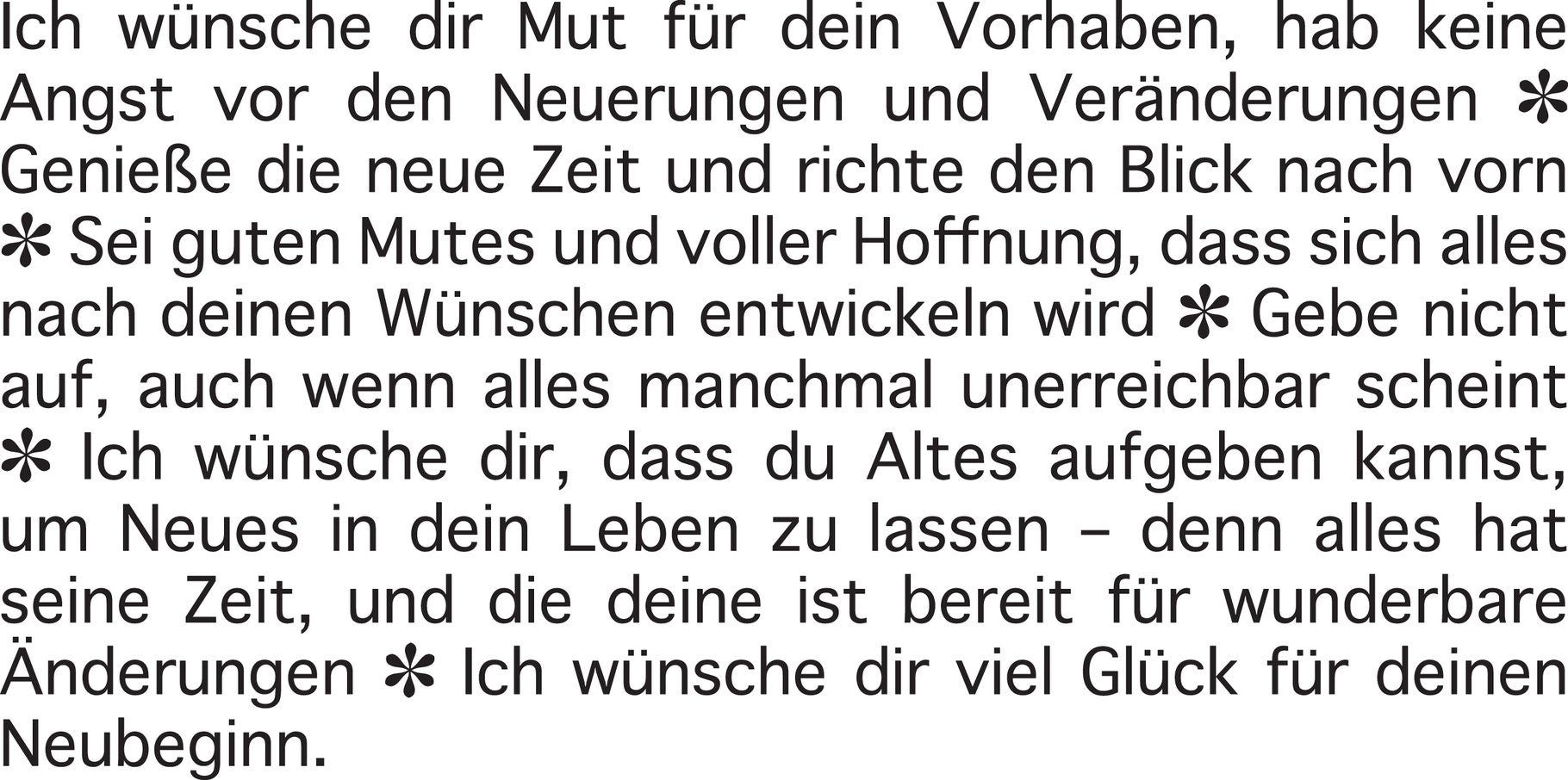 Wortlichtkerze Leuchtende Wünsche für eine rosige Zukunft