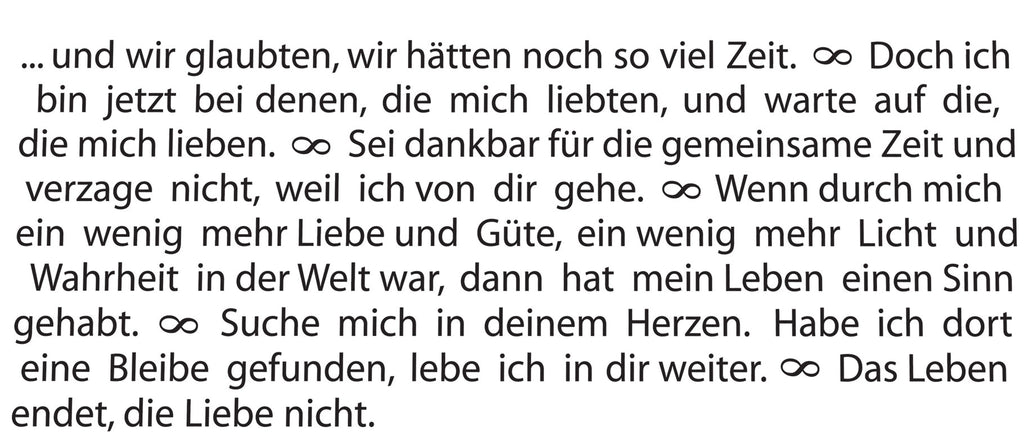 Wortlichtkerze Leuchtende Gedanken zum Abschied
