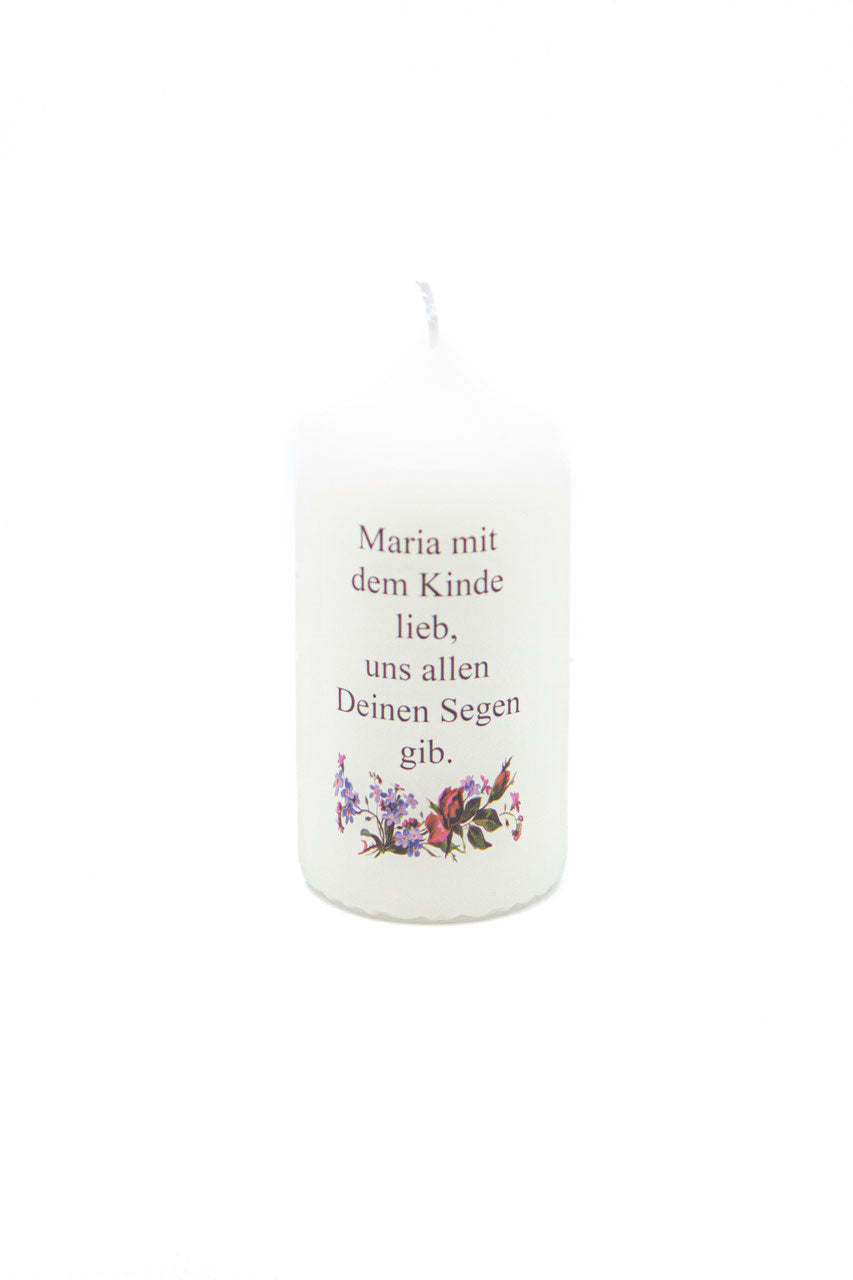 Kerze Maria mit dem Kinde...