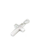 Anhänger Kreuz mit Steinchen Silber 925