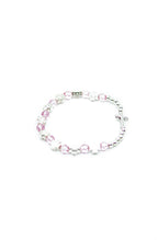 Armband "Kreuz" rosa – Detailansicht