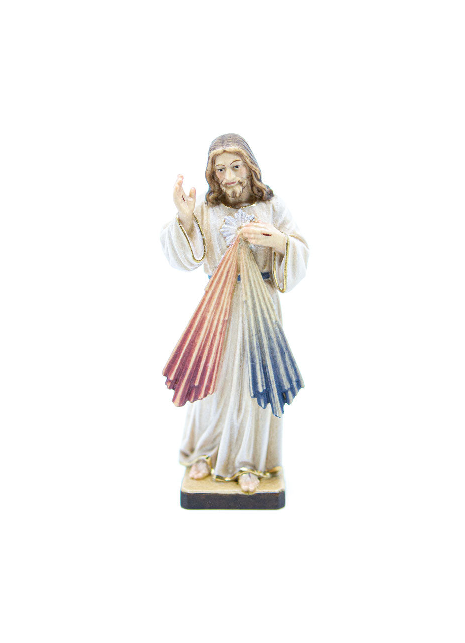 Figur Jesus Barmherzigkeit bemalt