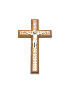 Wandkreuz mit Metallkorpus