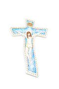 Wandkreuz blau