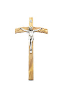Wandkreuz aus Olivenholz 29 cm