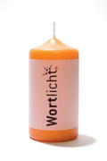 Wortlichtkerze Nimm Dir Zeit - Leuchtende Gedanken