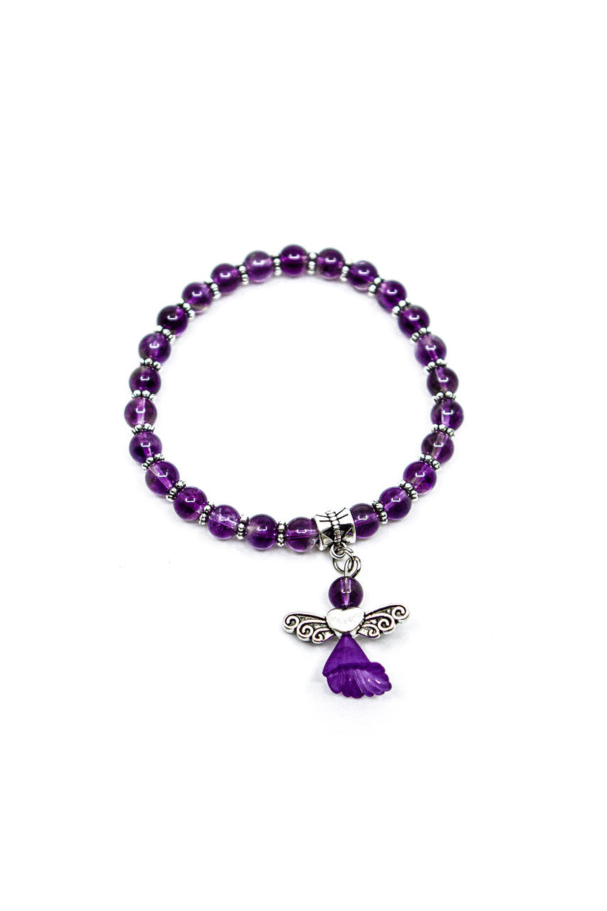 Engelarmband Amethyst