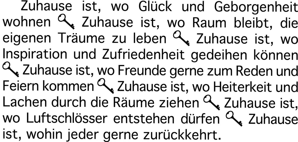 Wortlichtkerze Leuchtende Wünsche für ein neues Zuhause