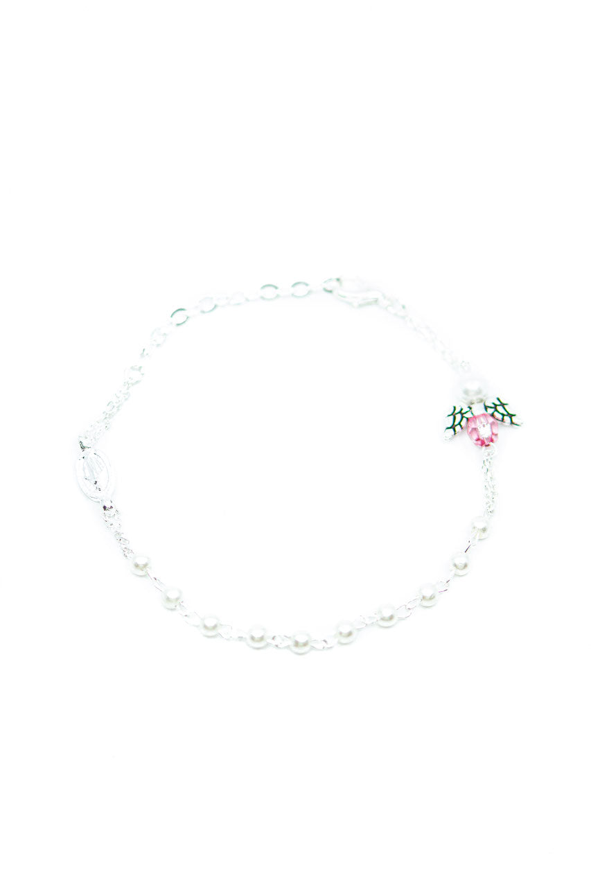 Armkette Engel rosa (Modeschmuck)