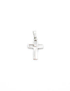 Anhänger "Kreuz" mit Steinchen Silber 925 – Detailansicht 3