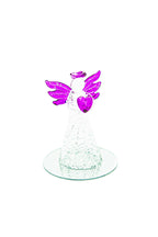 Glasengel mit Herz