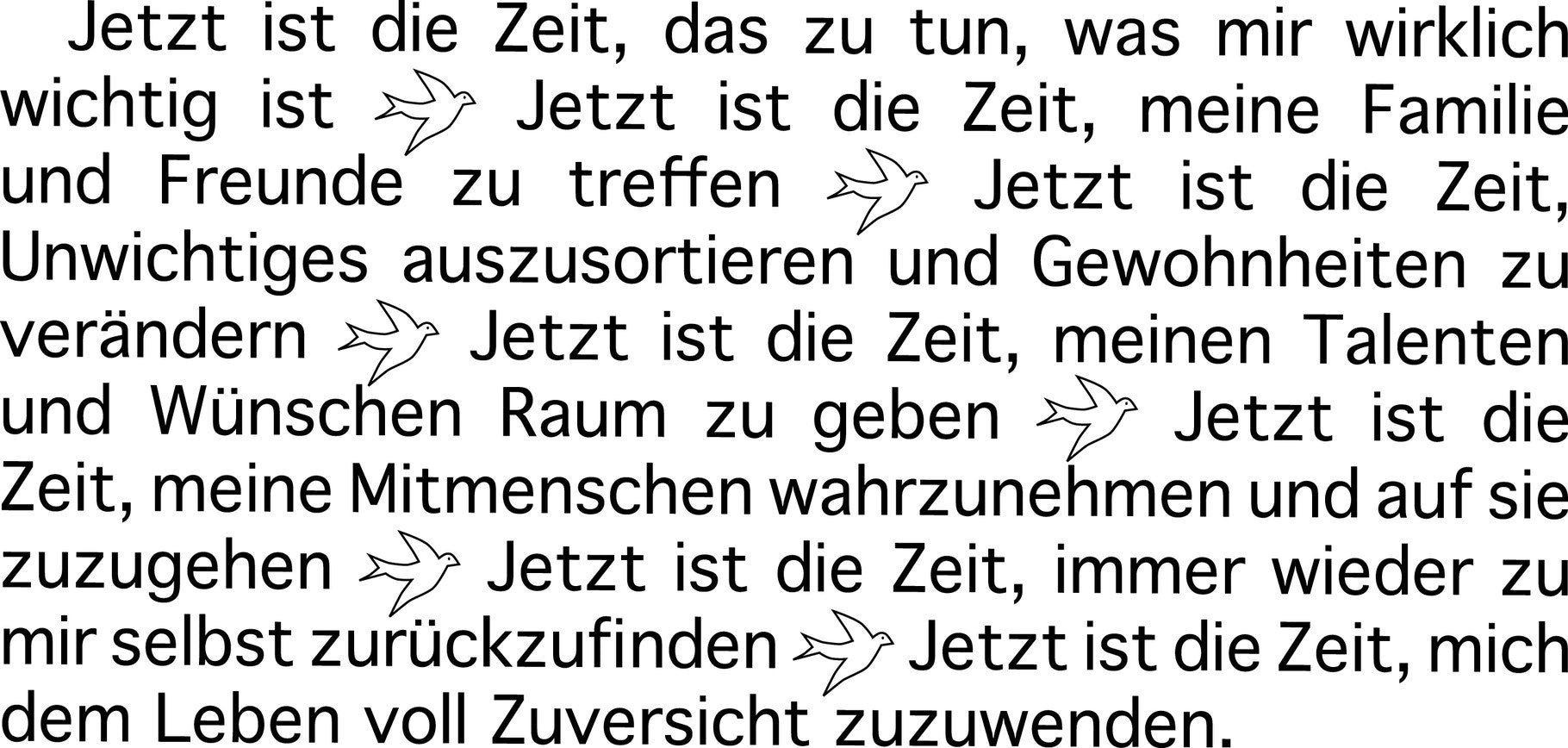 Wortlichtkerze Wann, wenn nicht jetzt