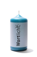 Wortlichtkerze Wünsche zum Geburtstag