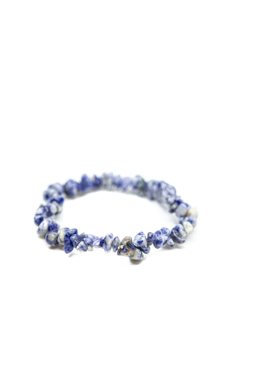 Splitterarmband "Sodalith" – Detailansicht