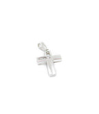 Anhänger "Kreuz" mit Steinchen Silber 925 – Detailansicht