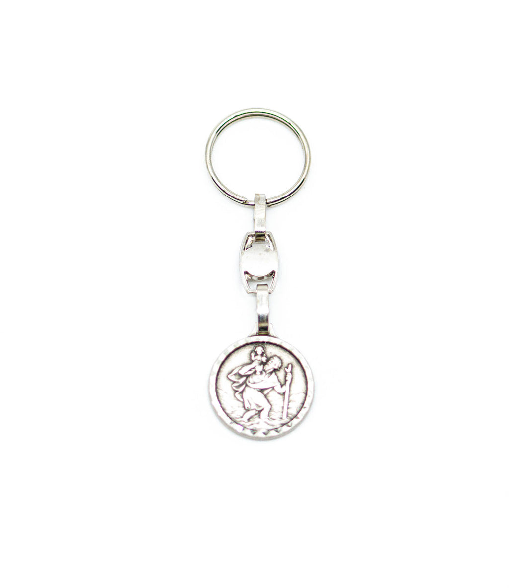 Schlüsselanhänger Christophorus (7.5cm, Glanzrand)