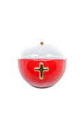 Weihwasserkessel Kreuz rot