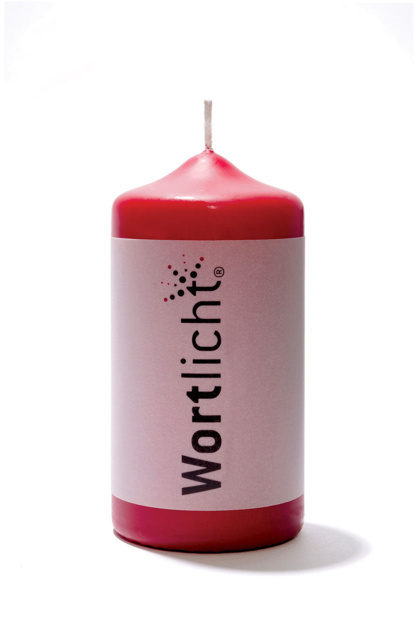 Wortlichtkerze Leuchtender Weihnachtszauber