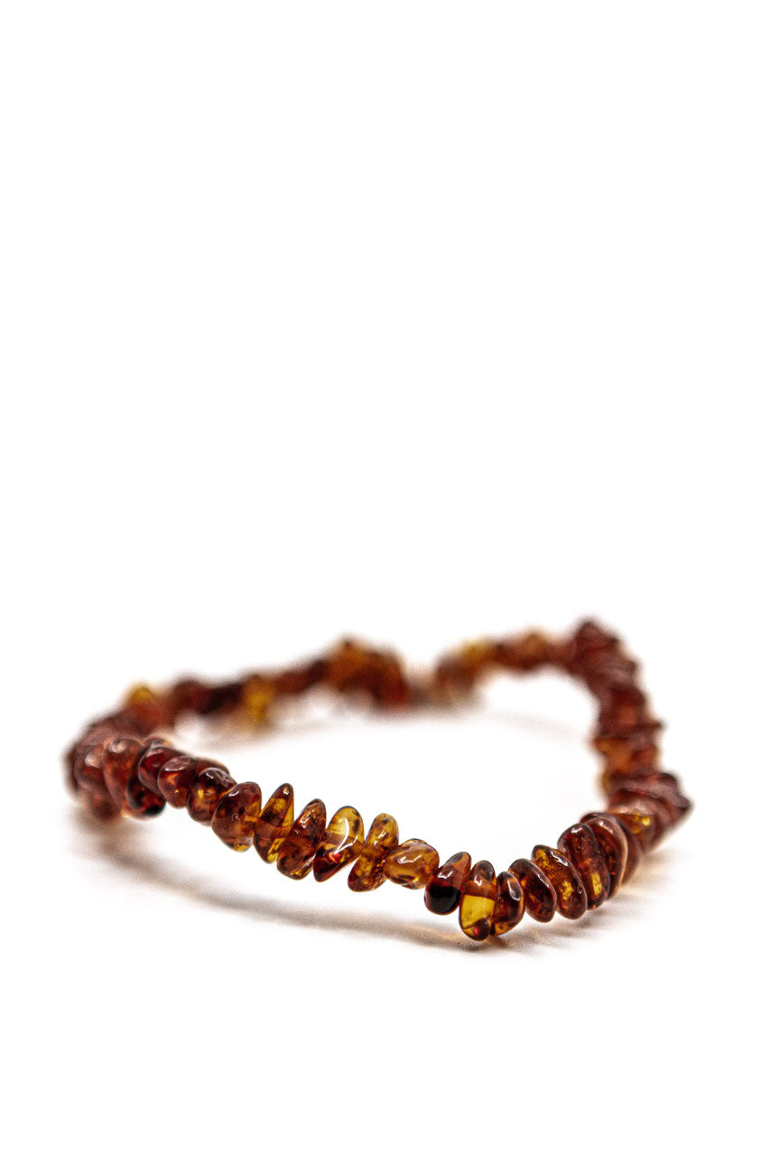 Splitterarmband "Bernstein" – Detailansicht