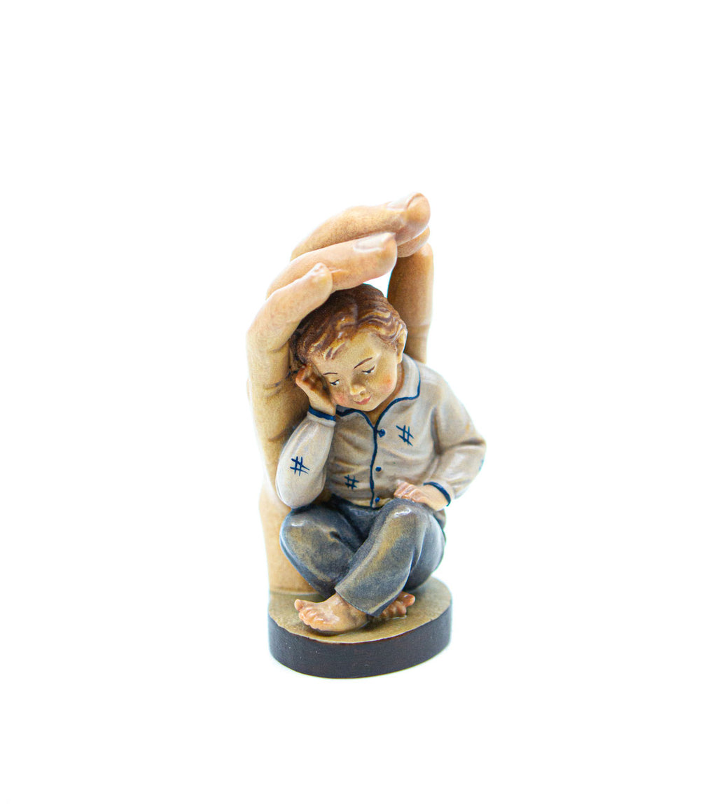 Figur Schützende Hand bemalt