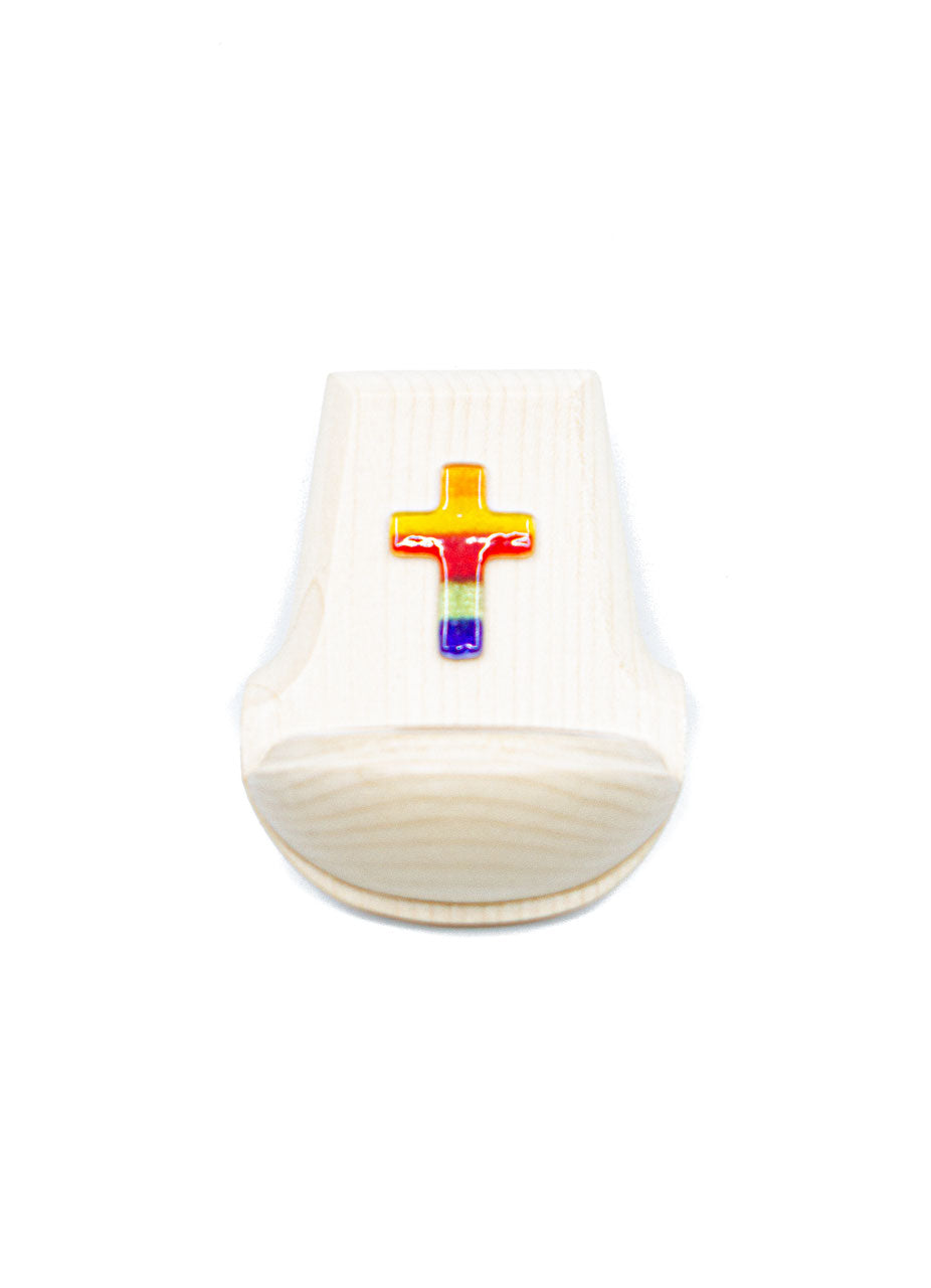 Weihwasserkessel Buntes Kreuz