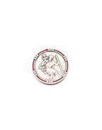 Magnet Christophorus mit buntem Rand
