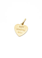 Medaillon "Amor" goldfarben – Detailansicht