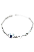 Armkette Engel blau
