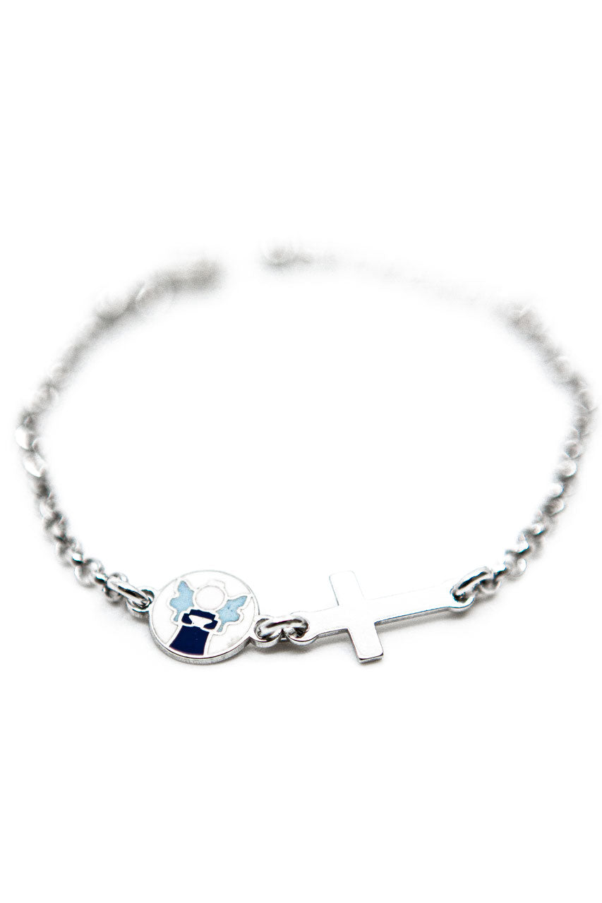 Armkette Engel blau