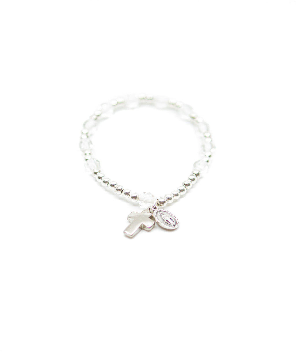 Armband "Maria" transparent – Detailansicht