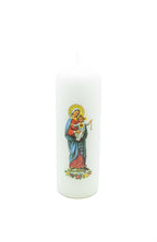 Kerze Maria mit Kind farbig