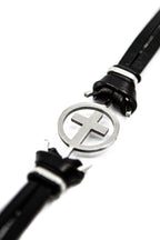 Kunstlederarmband "Kreuz" – Detailansicht