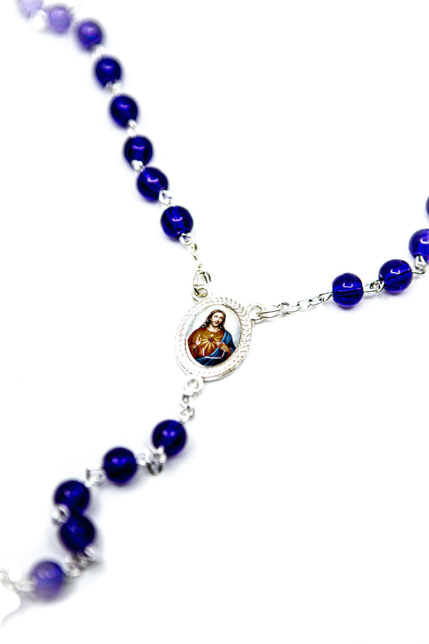 Rosenkranz mit Börse Herz Jesu