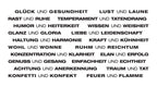 Wortlichtkerze 20 Paar Wünsche