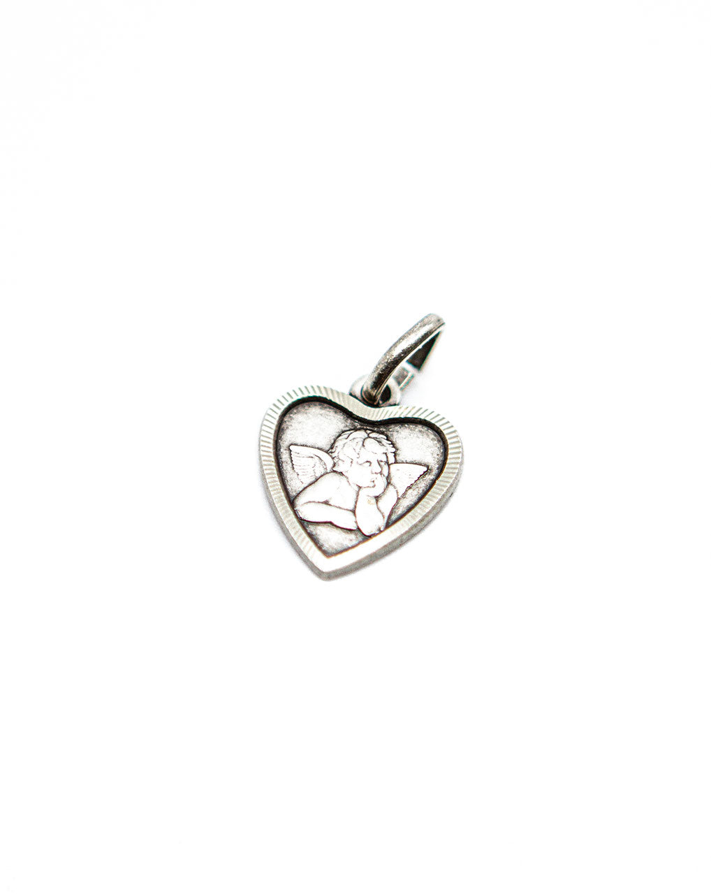 Medaillon Amor silberfarben