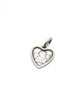 Medaillon Amor silberfarben