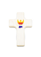 Wandkreuz Glas-Engel