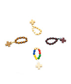 Zehnerrosenkranz Holz