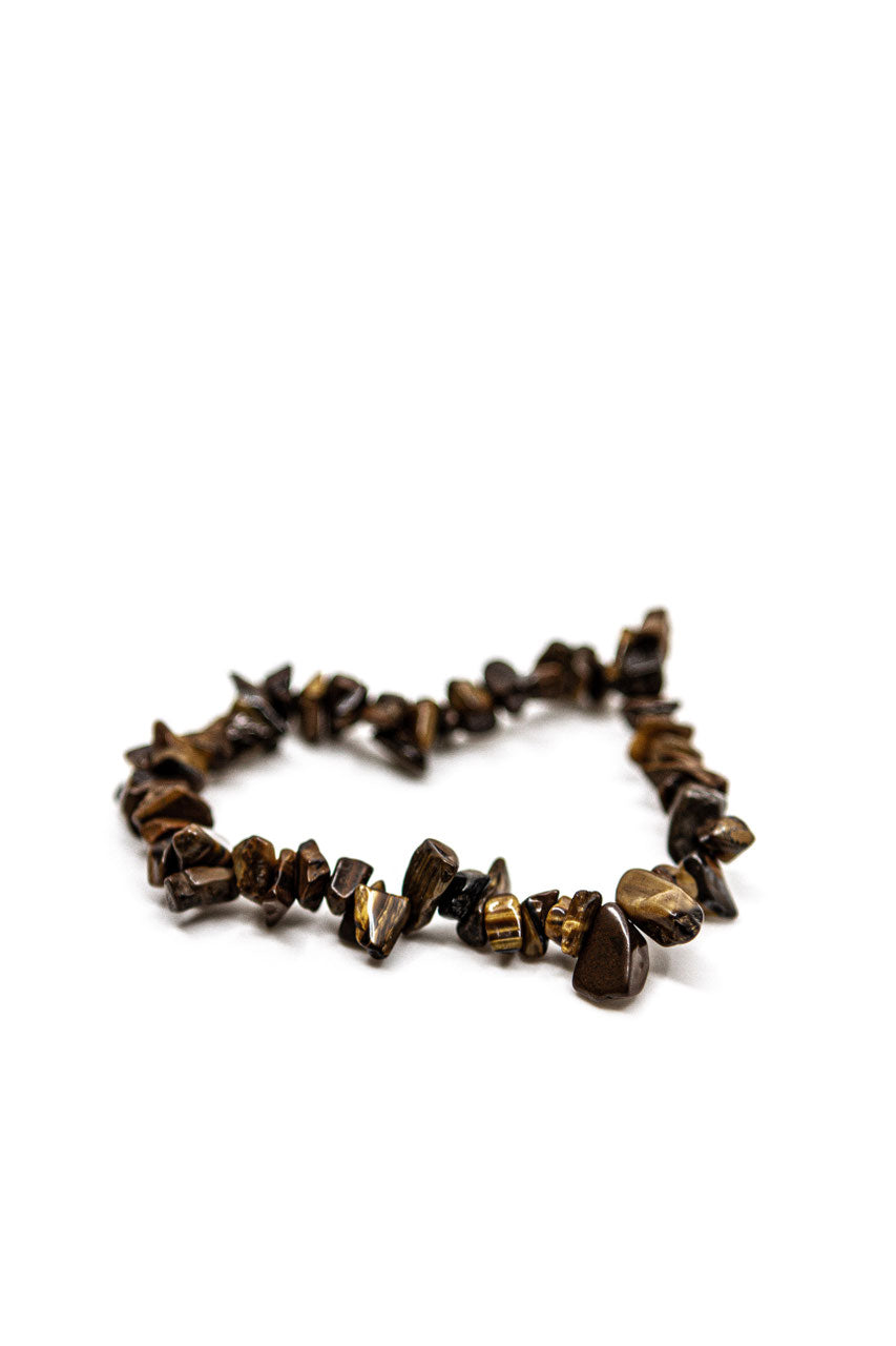 Splitterarmband "Tigerauge" – Detailansicht