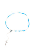 Rosenkranz Lourdes Silber