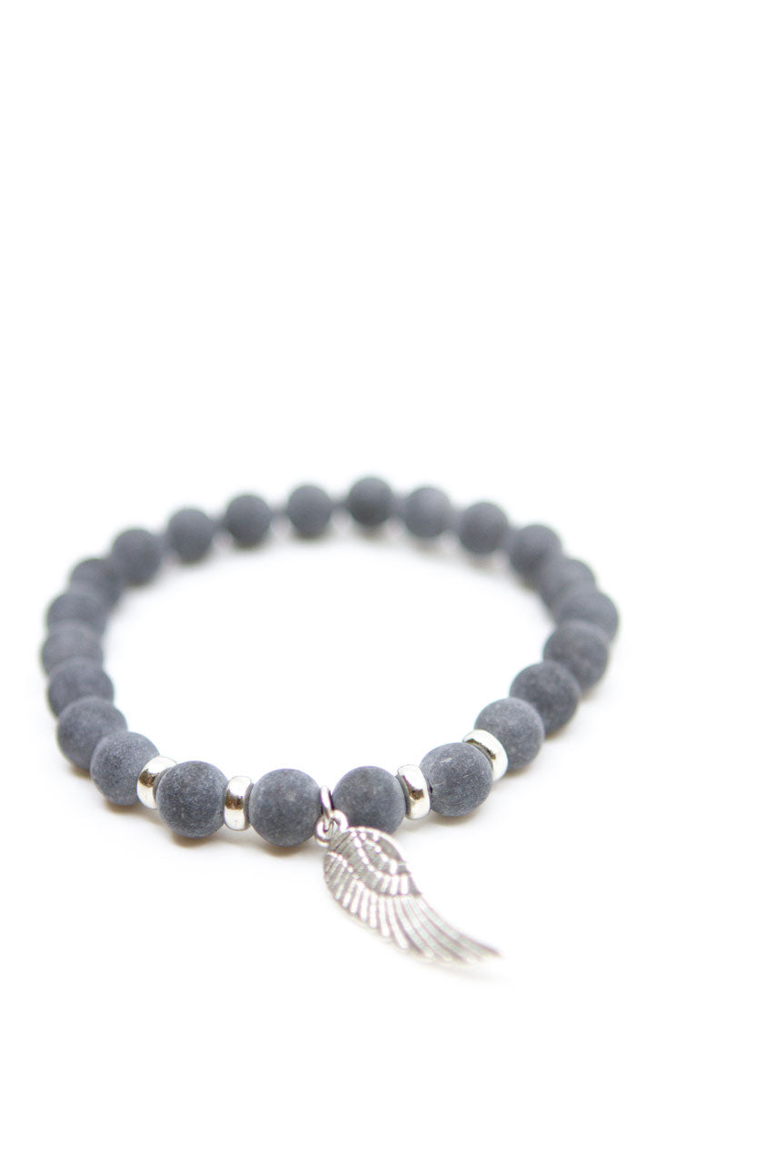Edelsteinarmband Schwarzer Achat