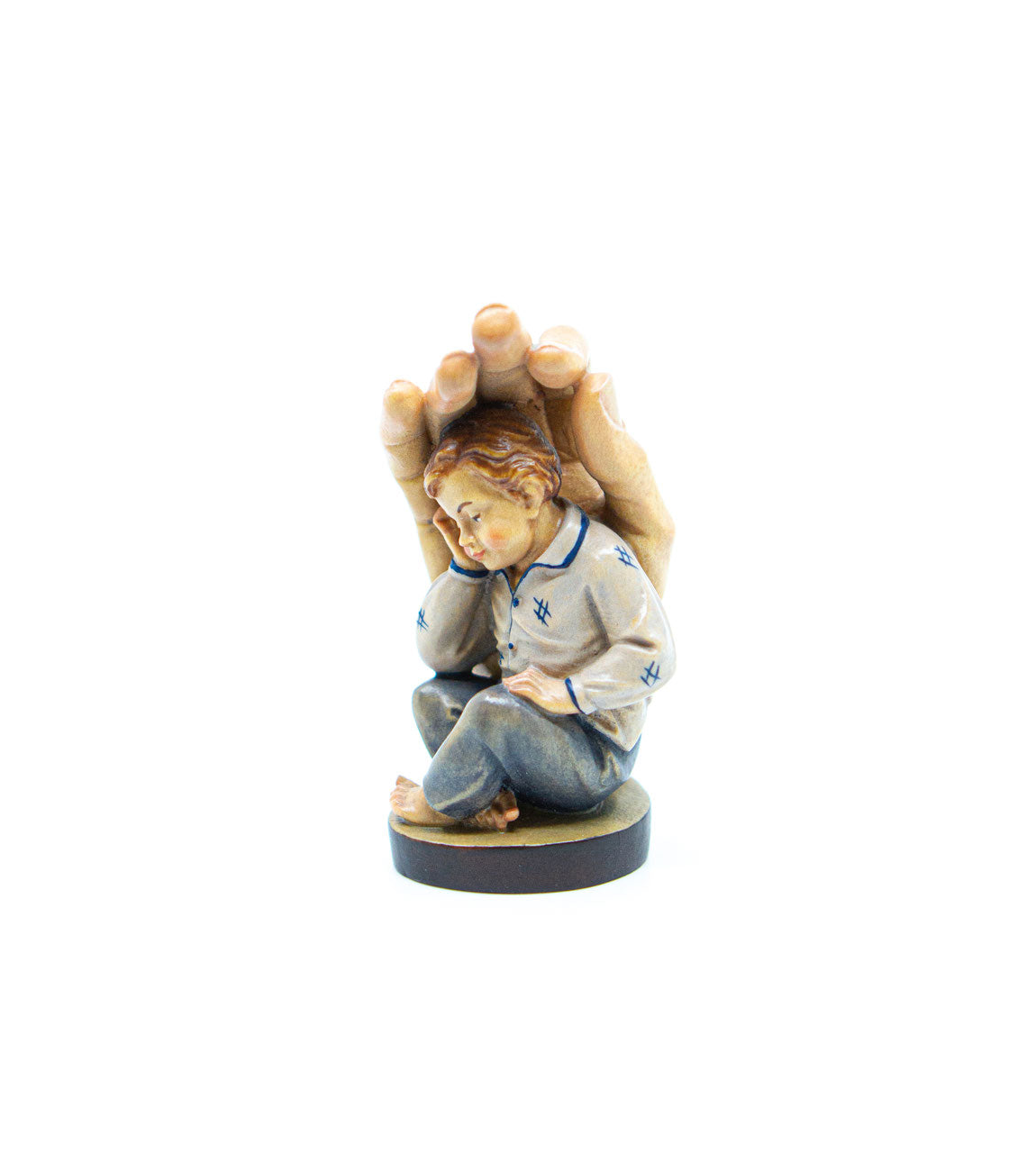 Figur Schützende Hand bemalt