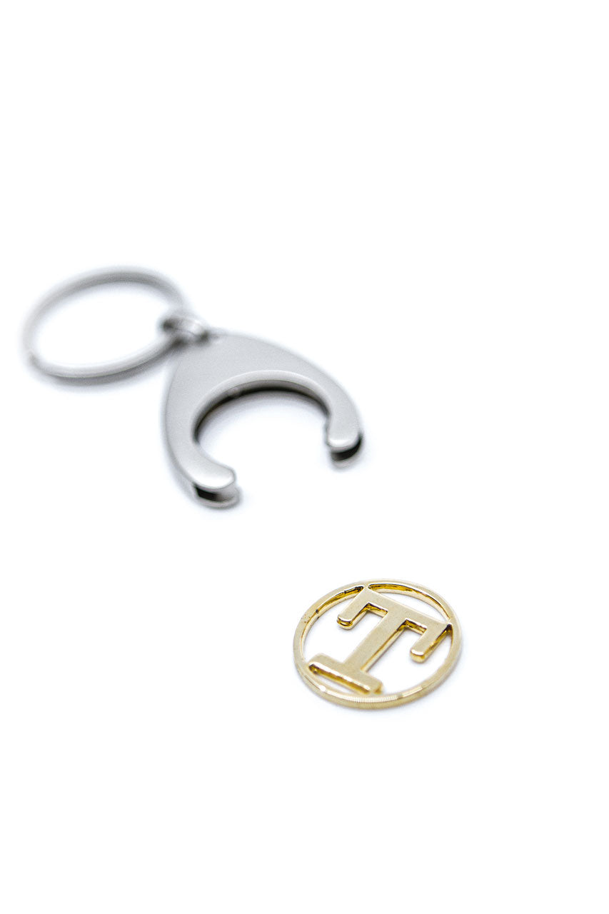 Schlüsselanhänger "T" – Detailansicht